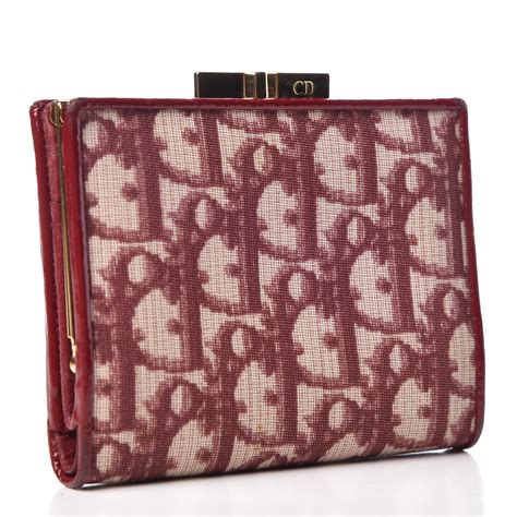 small lady dior wallet red|christian Dior card wallet.